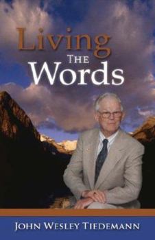 Paperback Living The Words Book