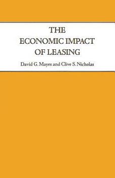 Paperback The Economic Impact of Leasing Book