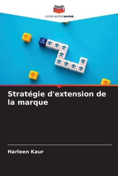 Paperback Stratégie d'extension de la marque [French] Book