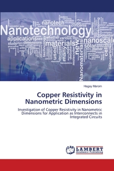 Paperback Copper Resistivity in Nanometric Dimensions Book