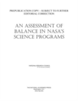 Paperback An Assessment of Balance in Nasa's Science Programs Book