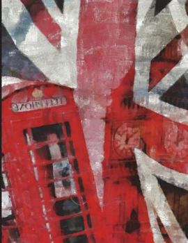 Cornell Notes XL Notebook: 8. 5x11, 250 Page, Extra Large Cornell Notebook : I Love England Anglophile Union Jack Call Box Cover Design