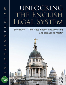 Paperback Unlocking the English Legal System Book