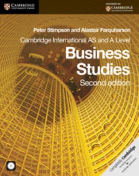 Paperback Cambridge International AS and A Level Business Studies [With CDROM] Book