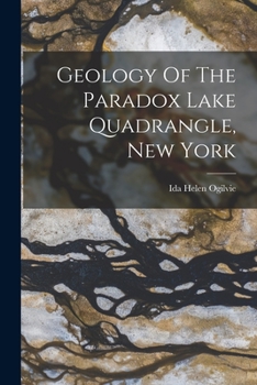 Paperback Geology Of The Paradox Lake Quadrangle, New York Book