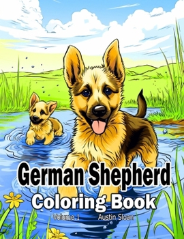 Paperback German Shepherd Coloring Book: Volume 1 Book