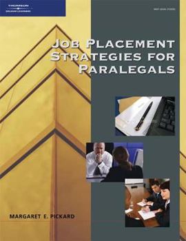 Paperback Job Placement Strategies for Paralegals Book