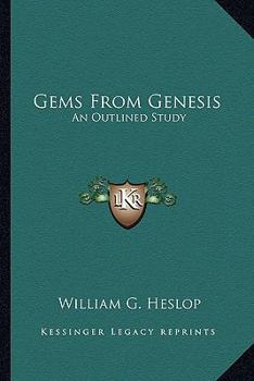 Paperback Gems From Genesis: An Outlined Study Book