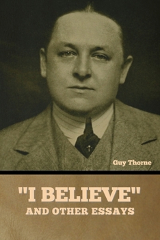 Paperback "I Believe" and other essays Book