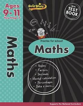 Paperback Gold Stars KS2 Maths Workbook Age 9-11 Book