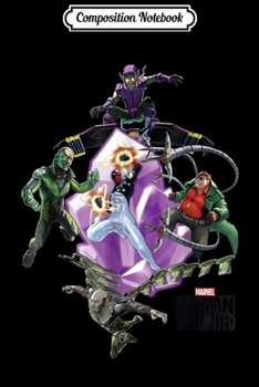 Composition Notebook: Marvel Spider-Man Unlimited Villain Crystal Graphic  Journal/Notebook Blank Lined Ruled 6x9 100 Pages
