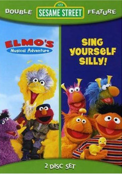 DVD Sesame Street Sing Yourself Silly / Elmo's Musical Adventure Book