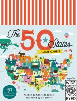 Card Book The 50 States - Flashcards Book