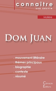 Paperback Fiche de lecture Dom Juan de Molière (analyse littéraire de référence et résumé complet) [French] Book
