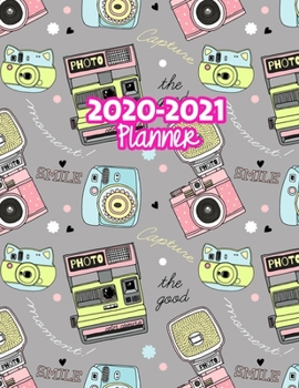 2020-2021 Planner: Two Year Calendar Organizer and Goal Journal | January 2020 - December 2021 Daily, Weekly and Monthly Planner Book with Back Sticker Expression Wall for 2 Years | Design Code 519935