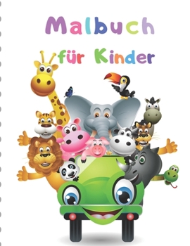 Paperback Malbuch für Kinder: Mein erstes großes Malbuch [German] Book