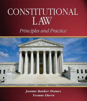 Hardcover Constitutional Law: Principles and Practice Book