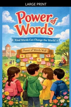 Paperback Power of Words [Large Print] Book