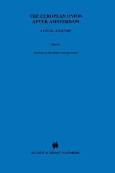 The European Union After Amsterdam