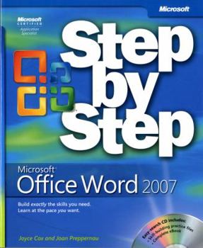 Paperback Microsoft Office Word 2007 Step by Step [With CDROM] Book