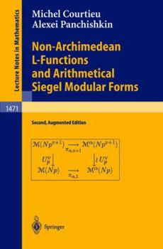 Paperback Non-Archimedean L-Functions and Arithmetical Siegel Modular Forms Book