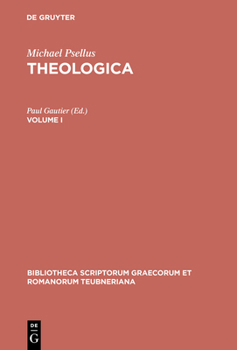 Hardcover Theologica: Volume I [Greek, Ancient (To 1453)] Book