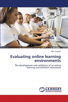 Paperback Evaluating online learning environments Book