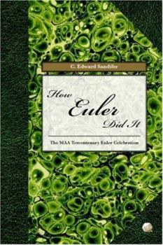 Hardcover How Euler Did It Book