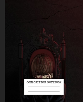 Notebook: Anime Death Note Soft Glossy Cover Graph Paper Pages Book 7.5 x 9.25 Inches 110 Pages