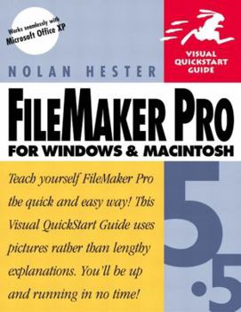 Paperback FileMaker Pro 5.5 for Windows & Macintosh Visual QuickStart Guide Book