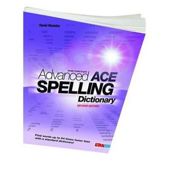 Paperback Advanced Ace Spelling Dictionary Book