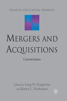 Paperback Mergers and Acquisitions: Current Issues Book