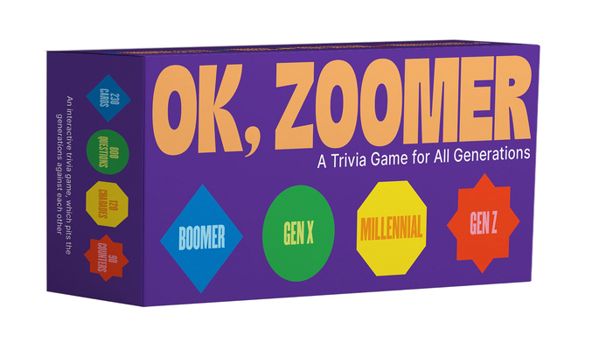 Paperback Ok, Zoomer: A Trivia Game for All Generations Book