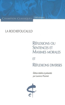 Paperback R?flexions ou sentences et maximes morales [French] Book