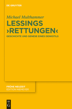 Hardcover Lessings 'Rettungen' [German] Book