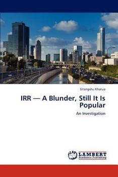 Paperback IRR - A Blunder, Still It Is Popular Book