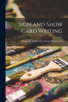 Paperback Sign and Show Card Writing Book