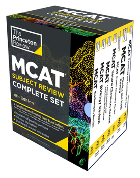 Paperback Princeton Review MCAT Subject Review Complete Box Set, 4th Edition: 7 Complete Books + 3 Online Practice Tests Book
