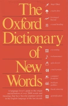 Hardcover The Oxford Dictionary of New Words Book