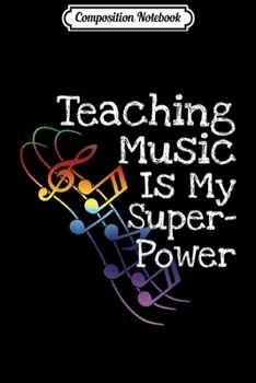 Composition Notebook: Music Teacher Awesome Music Educator Musical Gift Journal/Notebook Blank Lined Ruled 6x9 100 Pages