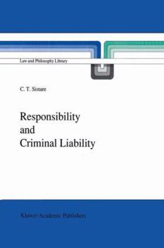 Hardcover Responsibility and Criminal Liability Book