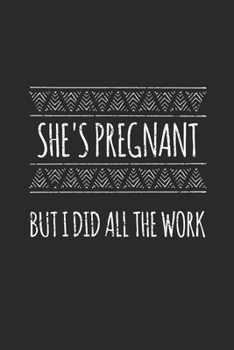She's Pregnant: Graph Paper Notebook (6" x 9" - 120 pages) ~ Pregnancy Announcement Notebook for Daily Journal, Diary, and Gift