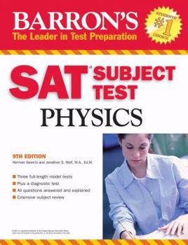 Paperback Barron's SAT Subject Test in Physics Book