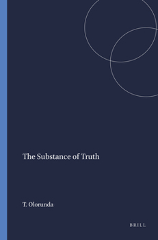 Paperback The Substance of Truth Book