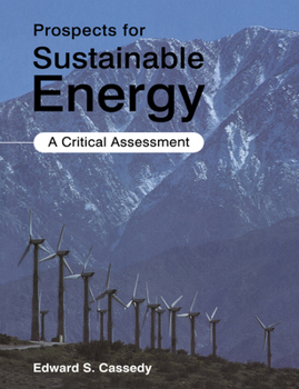 Paperback Prospects for Sustainable Energy: A Critical Assessment Book