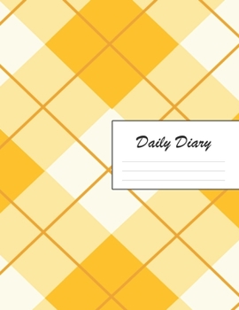 Daily Diary: Blank 2020 Journal Entry Writing Paper for Each Day of the Year | Yellow Checkered Plaid Tartan | January 20 - December 20 | 366 Dated ... Your Life, Set Goals & Get Things Done
