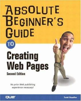 Paperback Absolute Beginner's Guide to Creating Web Pages Book