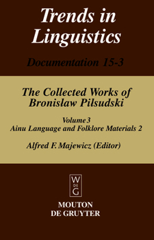 Hardcover Materials for the Study of the Ainu Language and Folklore 2 Book