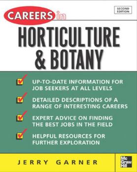 Paperback Careers in Horticulture and Botany Book