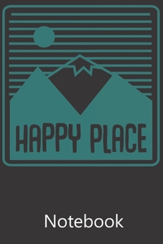 Happy Place: Blank Lined Notebook, Composition Book for School Planner Diary Writing Notes, Taking Notes, Recipes, Sketching, Writing, Organizing, Birthday Gifts
